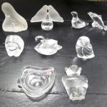 649 2657 GLASS FIGURINES